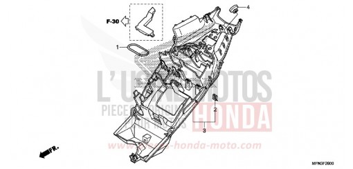 PARAFANGO POSTERIORE CB1000RF di 2015